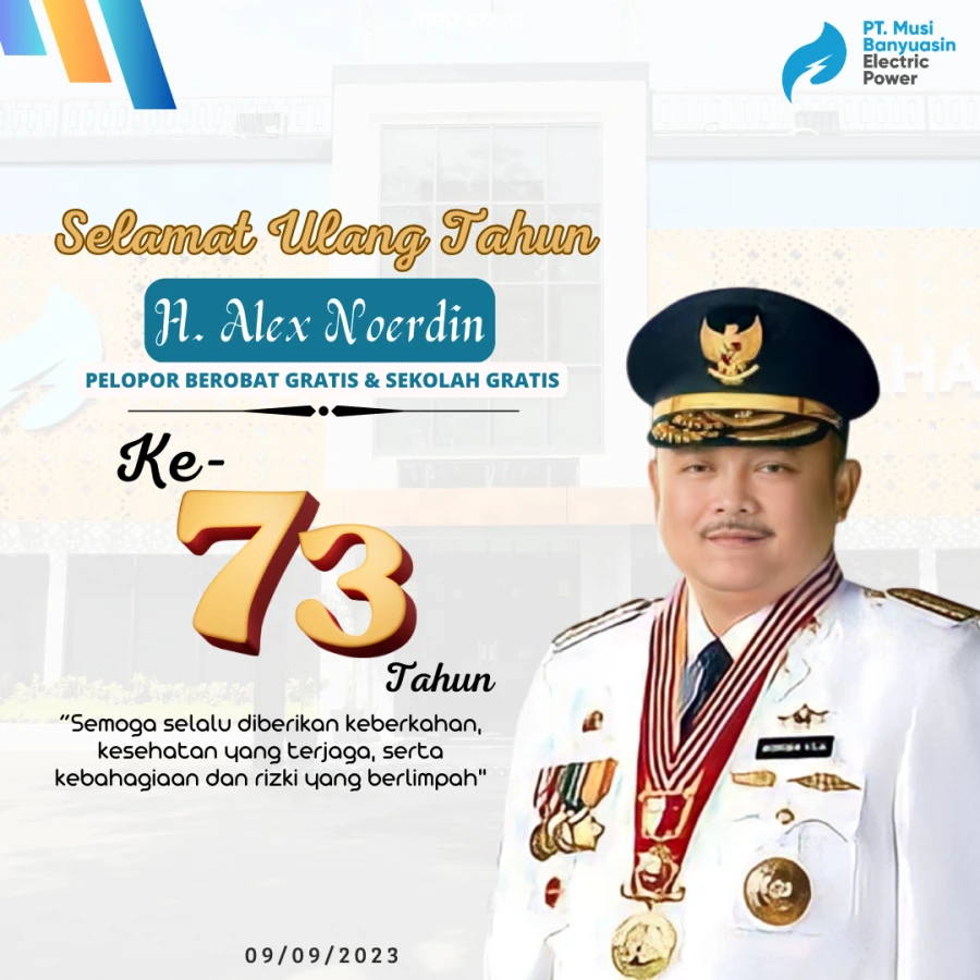 SELAMAT ULANG TAHUN H. ALEX NOERDIN