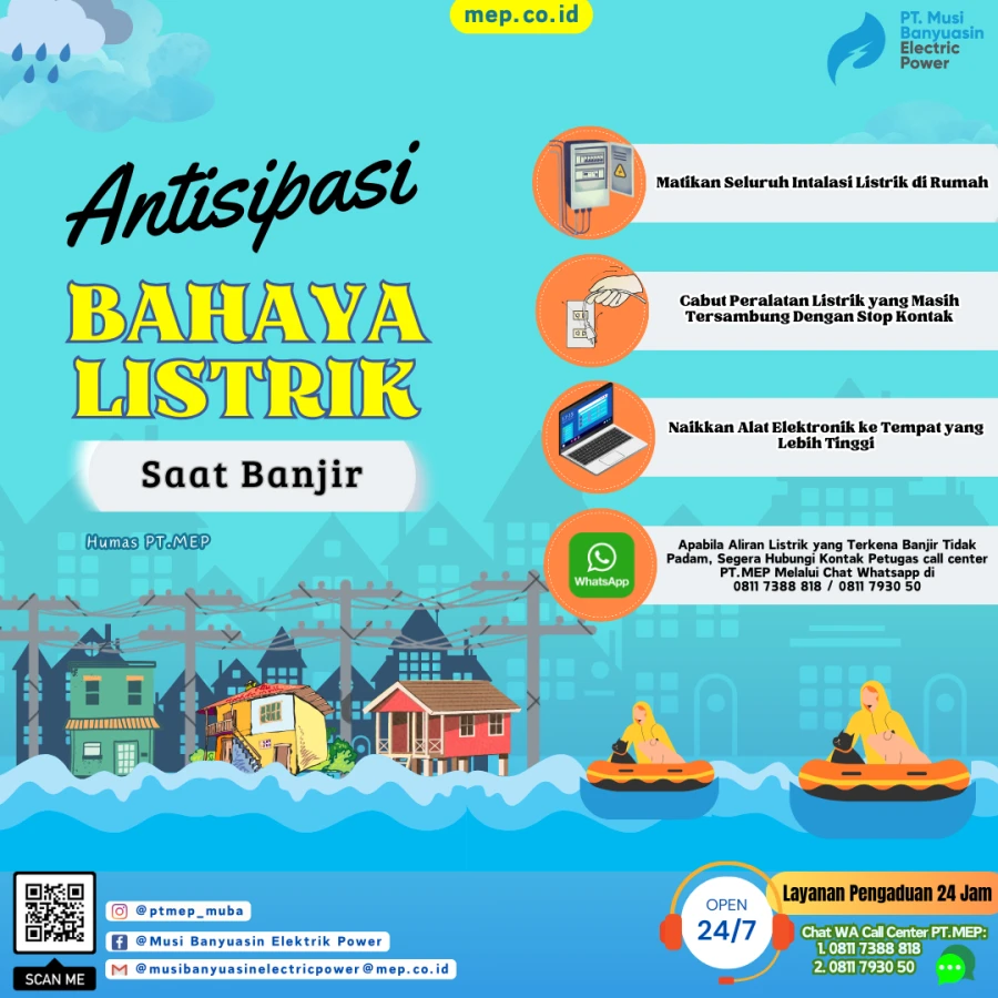 Antisipasi Bahaya Listrik Saat Banjir