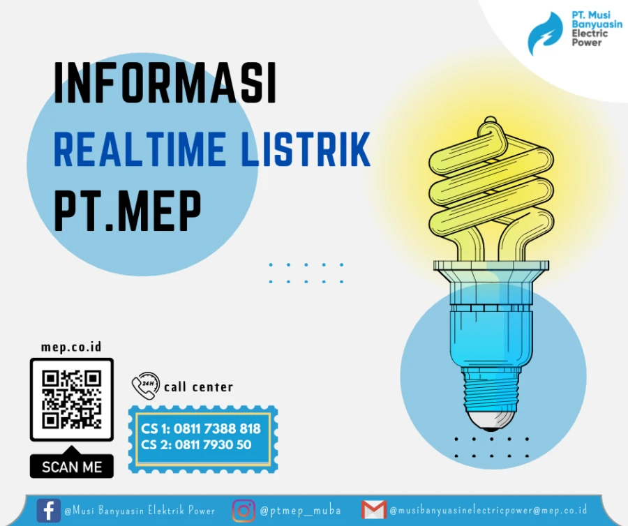 Informasi Realtime PT. Musi Banyuasin Electric Power Senin, 19 Februari 2024 Pukul : 09:20 WIB