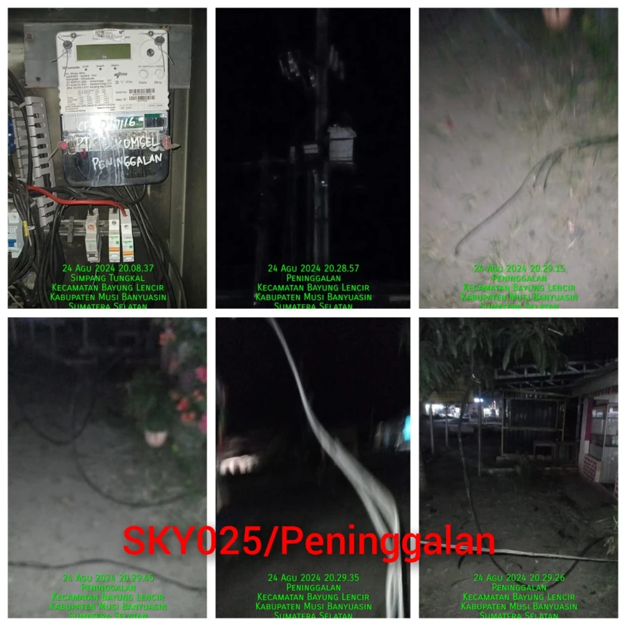 Informasi Pemadaman Emergency Di Kecamatan Tungkal Jaya untuk Perbaikan Kabel LVTC Putus Di tarik Mobil, 26/08/2024