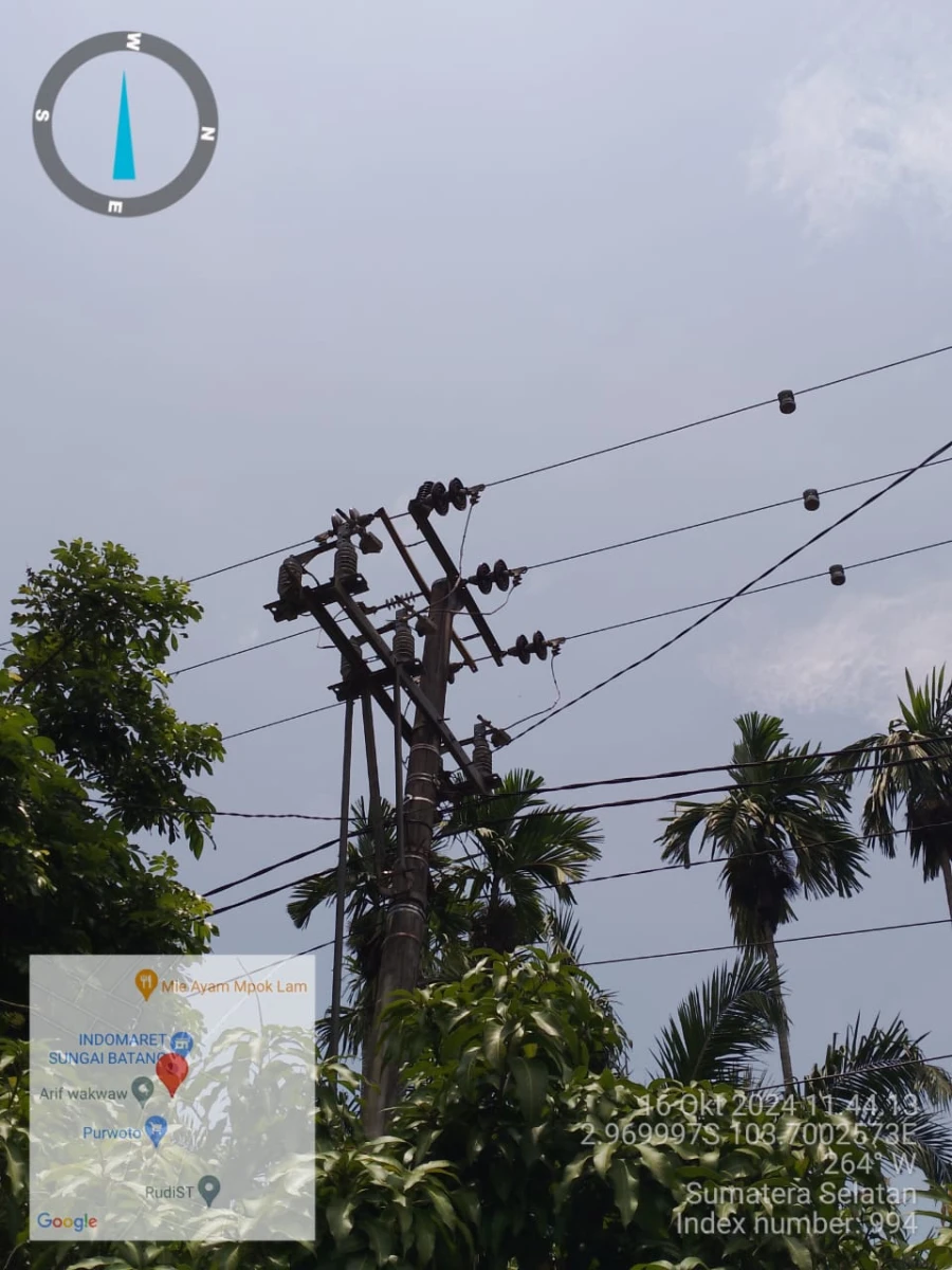 Informasi Penyebab Padam Gangguan Listrik Di Wilayah Kerja PT MEP Kecamatan Plakat Tinggi Tanggal 16/10/2024