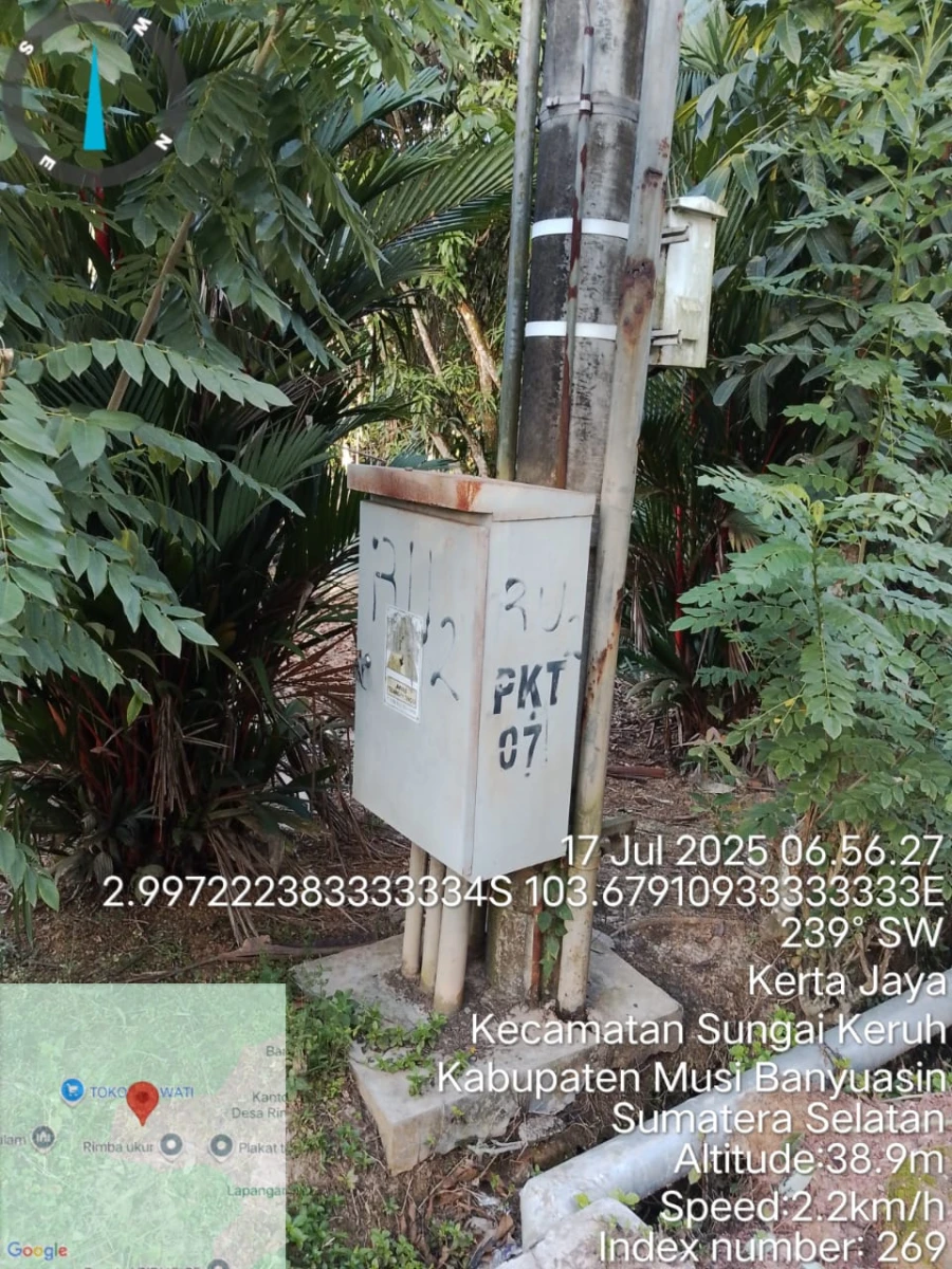 Informasi penyebab pemadaman wilayah kapel Plakat tinggi - Sido mukti tanggal 17/07/2025