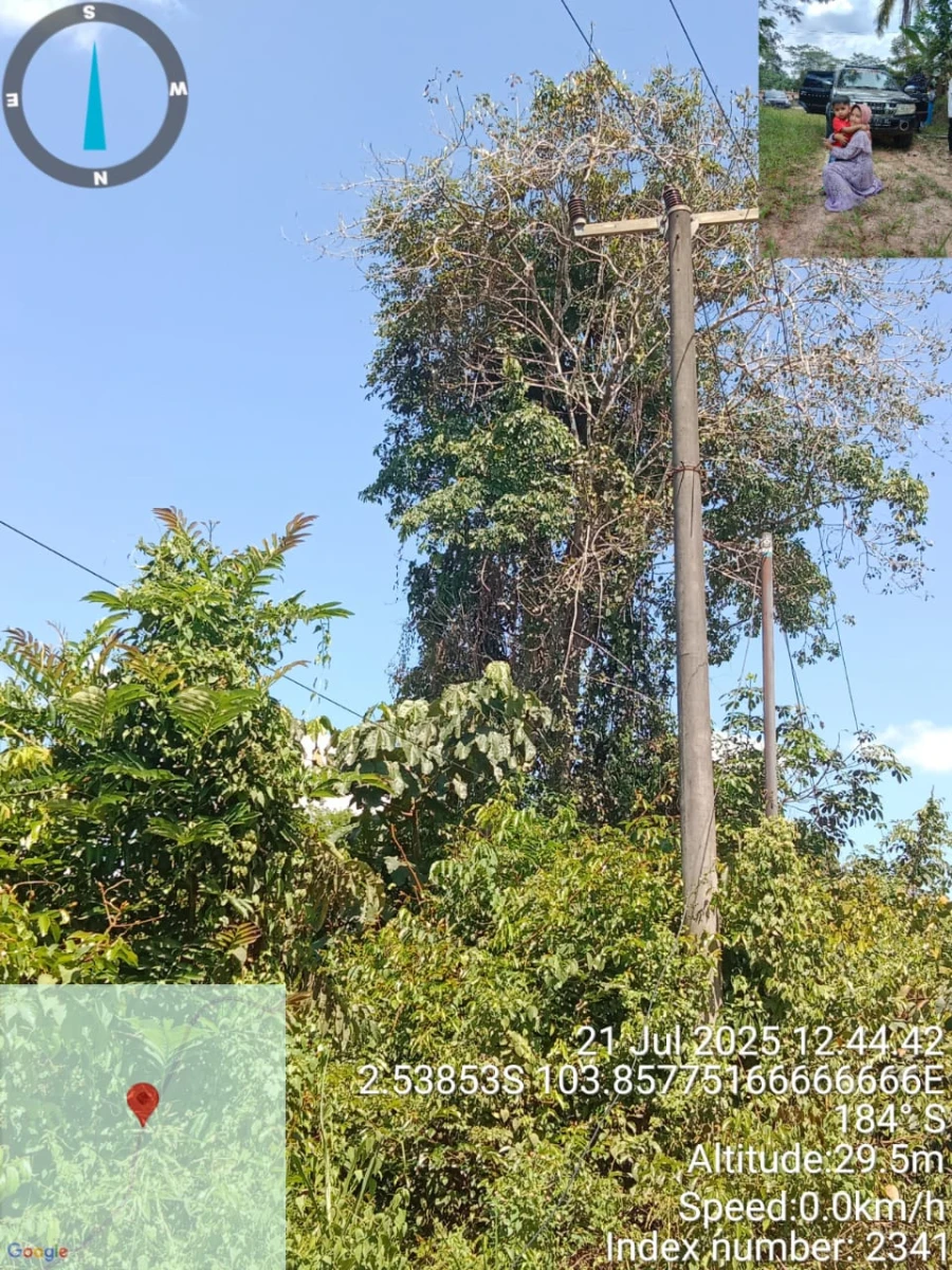 Informasi penyebab pemadaman wilayah kapel Keluang-Batang Hari Leko tanggal 21/07/2025