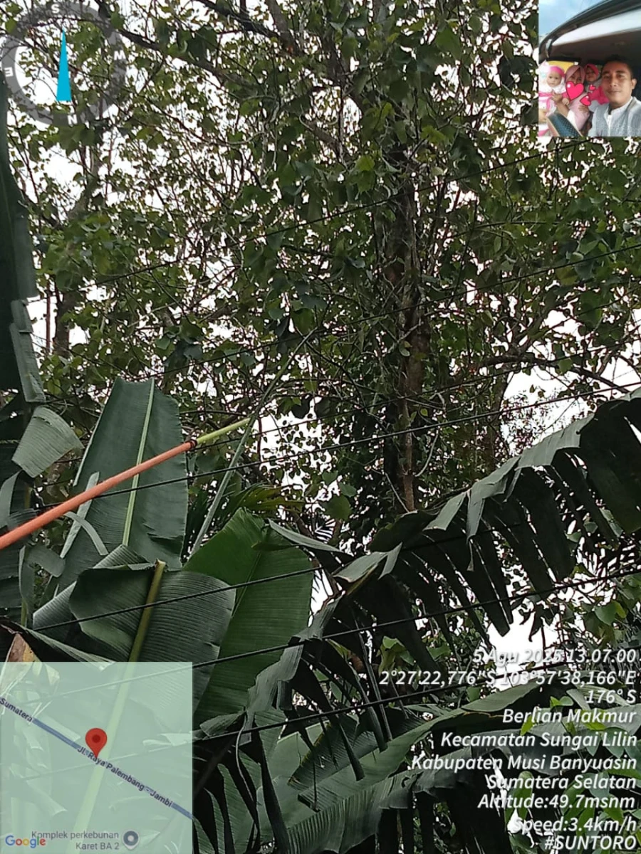 Informasi penyebab pemadaman wilayah kapel Sri gunung tanggal 05/08/2025