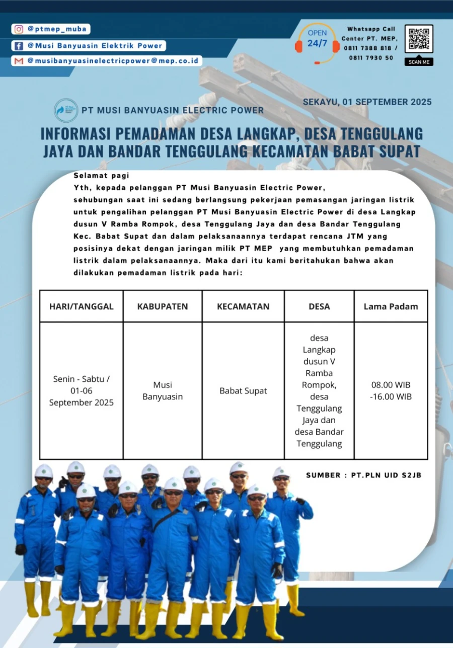 INFORMASI PEMADAMAN