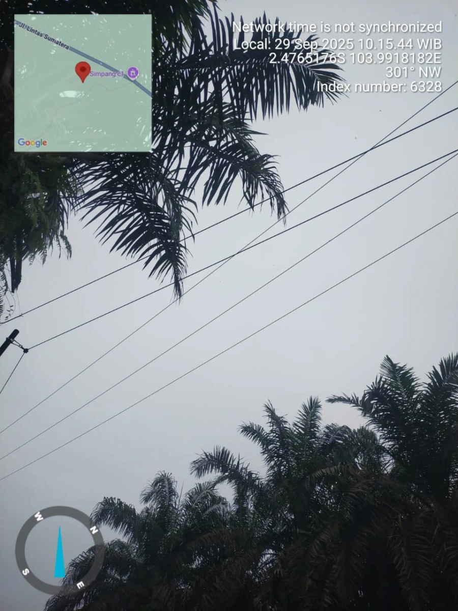 Informasi penyebab pemadaman wilayah kapel Sri gunung tanggal 29/09/2025