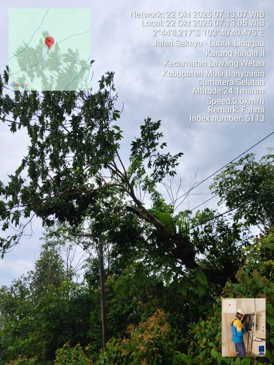 Informasi penyebab pemadaman wilayah kapel Sidomukti [Kasmaran] tanggal 22/10/2025